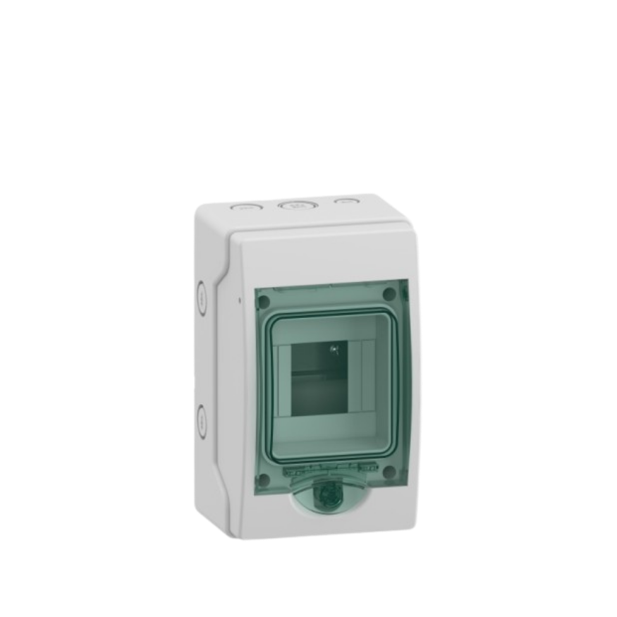 Coffret électrique Schneider pour 4 disjoncteurs compatible avec AeroXFireshield Habitat
