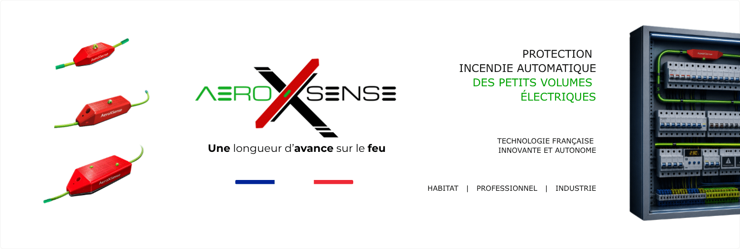 Tableau électrique d'habitat 1 à 4 rangées protégé par l'extincteur automatique AeroXFireshield AX33